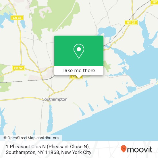 1 Pheasant Clos N (Pheasant Close N), Southampton, NY 11968 map