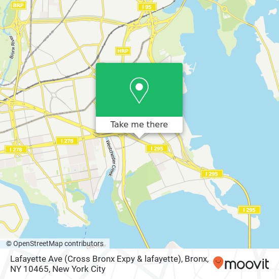 Lafayette Ave (Cross Bronx Expy & lafayette), Bronx, NY 10465 map