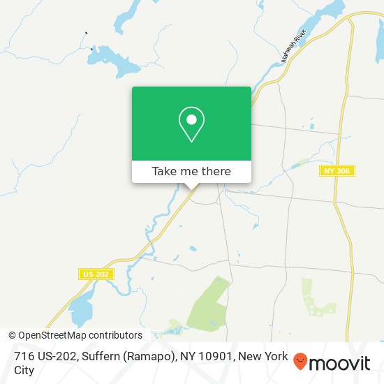 Mapa de 716 US-202, Suffern (Ramapo), NY 10901