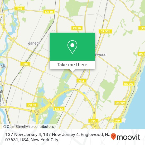 137 New Jersey 4, 137 New Jersey 4, Englewood, NJ 07631, USA map