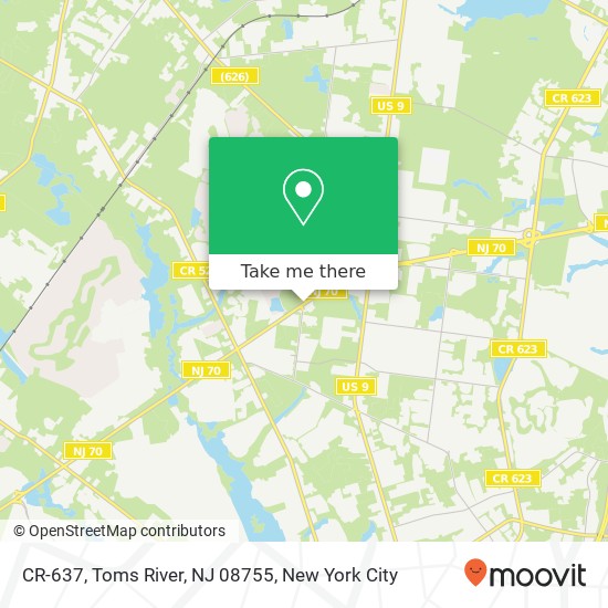 CR-637, Toms River, NJ 08755 map