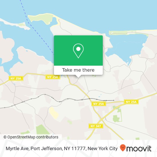 Myrtle Ave, Port Jefferson, NY 11777 map