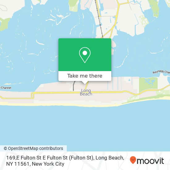 Mapa de 169,E Fulton St E Fulton St (Fulton St), Long Beach, NY 11561