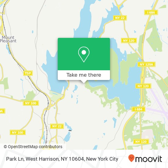 Mapa de Park Ln, West Harrison, NY 10604
