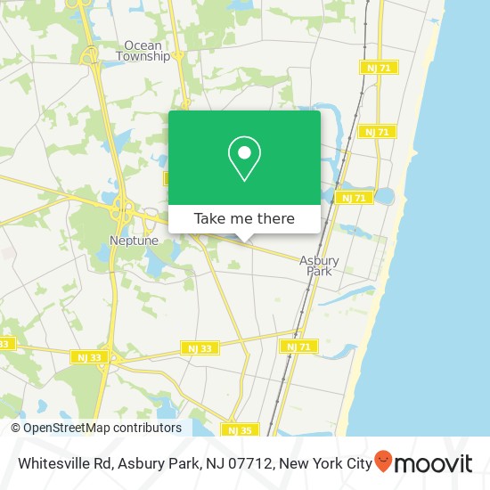 Whitesville Rd, Asbury Park, NJ 07712 map