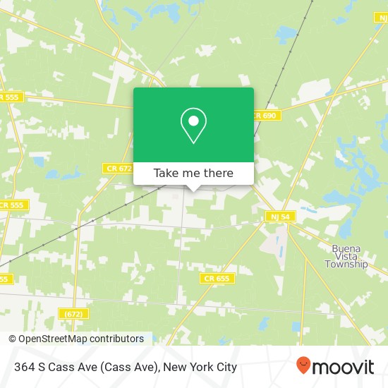 364 S Cass Ave (Cass Ave), Minotola, NJ 08341 map