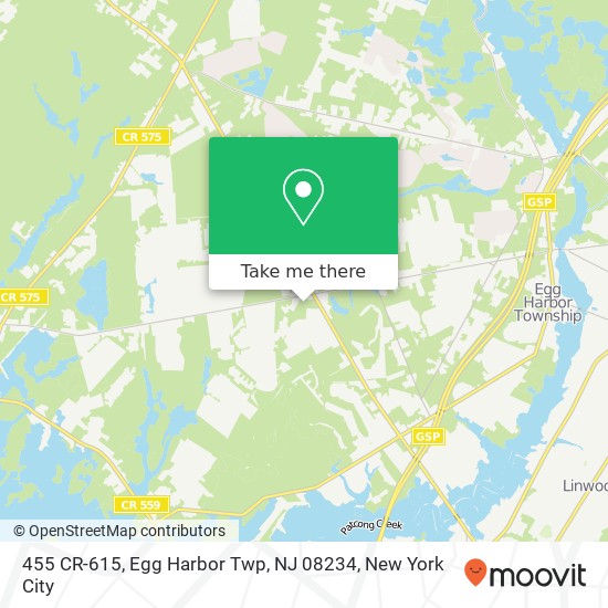 455 CR-615, Egg Harbor Twp, NJ 08234 map