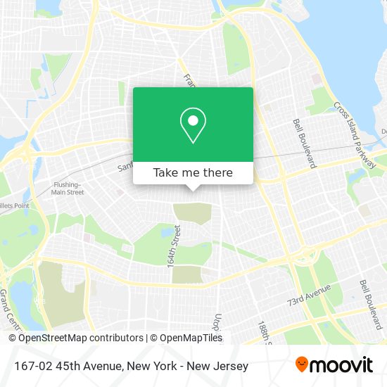 Mapa de 167-02 45th Avenue