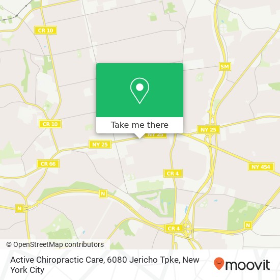 Mapa de Active Chiropractic Care, 6080 Jericho Tpke