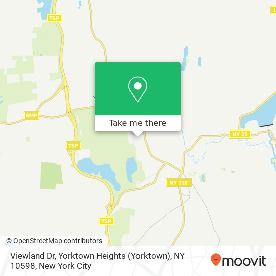 Mapa de Viewland Dr, Yorktown Heights (Yorktown), NY 10598