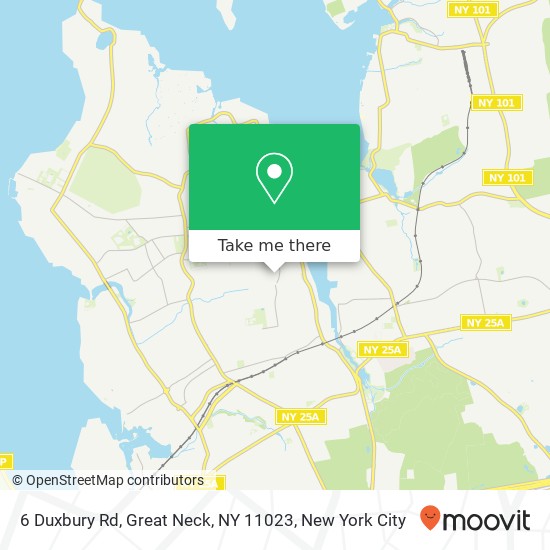 6 Duxbury Rd, Great Neck, NY 11023 map
