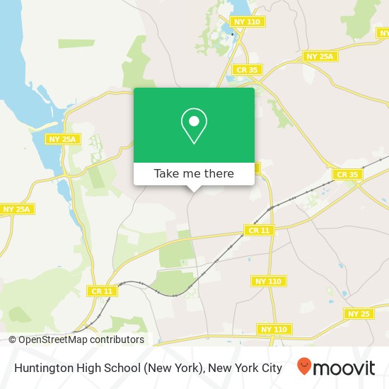 Mapa de Huntington High School (New York), 188 Oakwood Rd