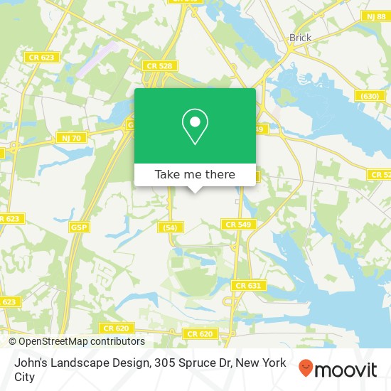 John's Landscape Design, 305 Spruce Dr map