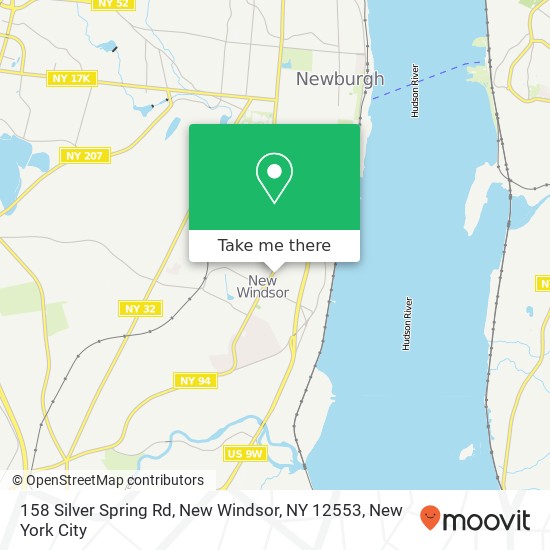 158 Silver Spring Rd, New Windsor, NY 12553 map
