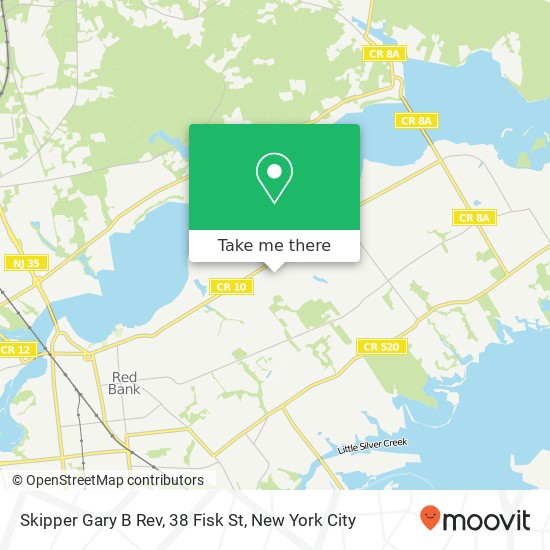 Skipper Gary B Rev, 38 Fisk St map