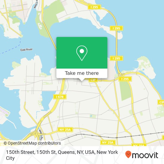 150th Street, 150th St, Queens, NY, USA map