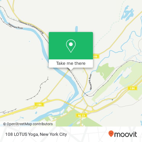 Mapa de 108 LOTUS Yoga, 21 Front St