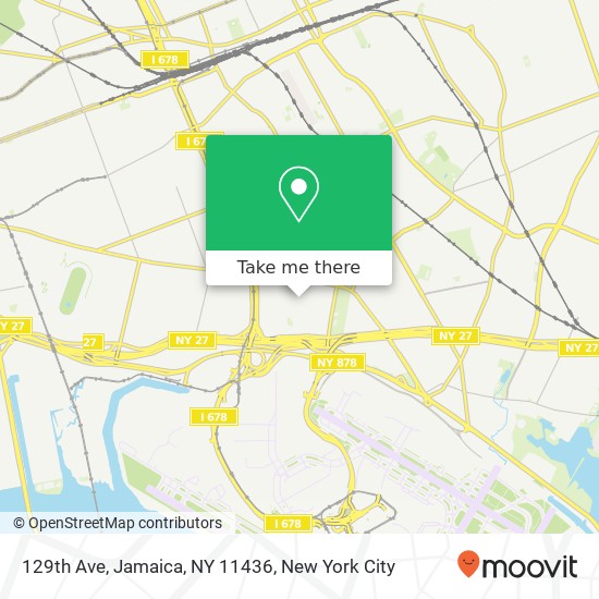 Mapa de 129th Ave, Jamaica, NY 11436