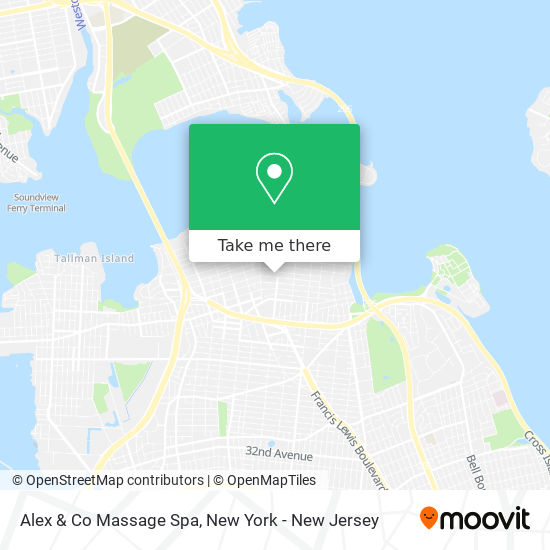 Alex & Co Massage Spa map