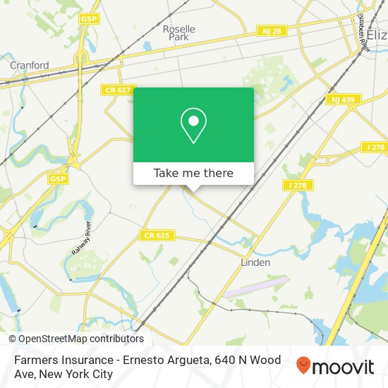 Farmers Insurance - Ernesto Argueta, 640 N Wood Ave map