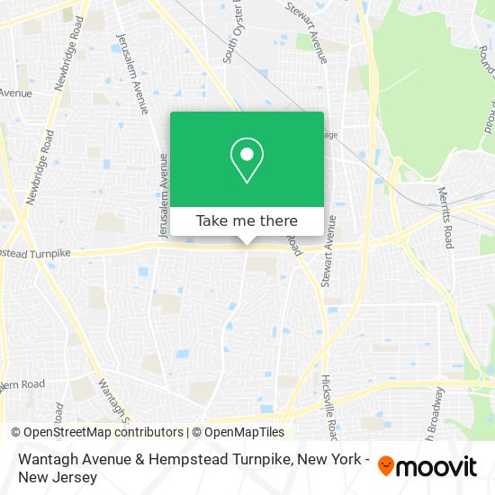 Wantagh Avenue & Hempstead Turnpike map