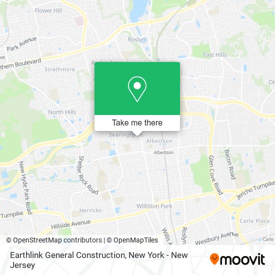 Earthlink General Construction map