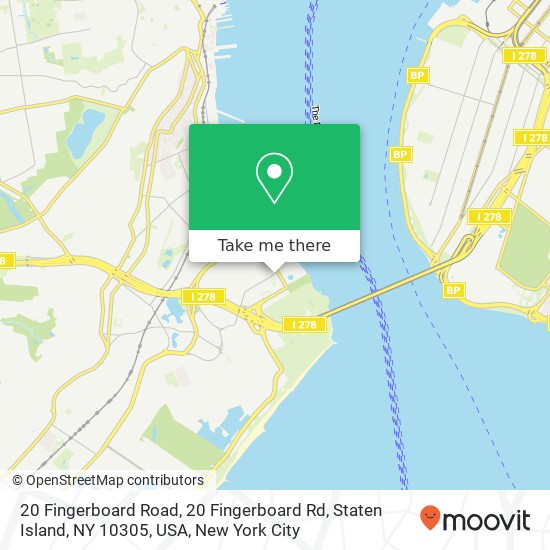 20 Fingerboard Road, 20 Fingerboard Rd, Staten Island, NY 10305, USA map