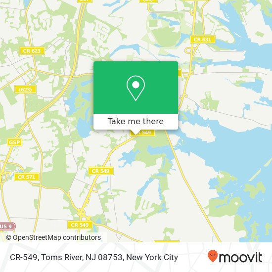 CR-549, Toms River, NJ 08753 map