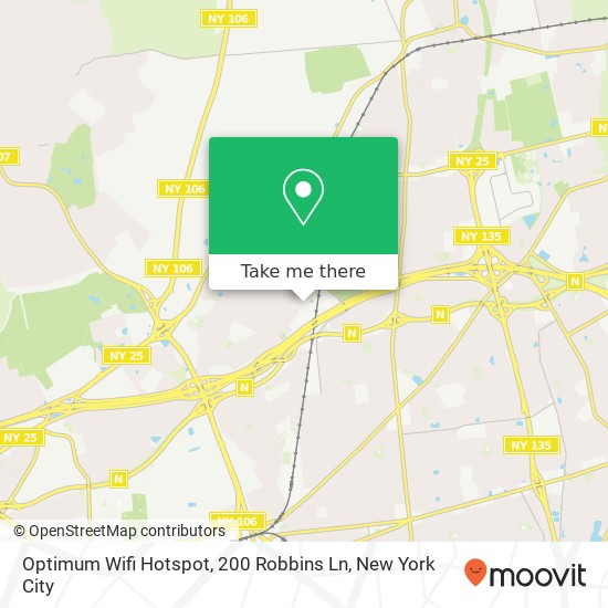 Mapa de Optimum Wifi Hotspot, 200 Robbins Ln