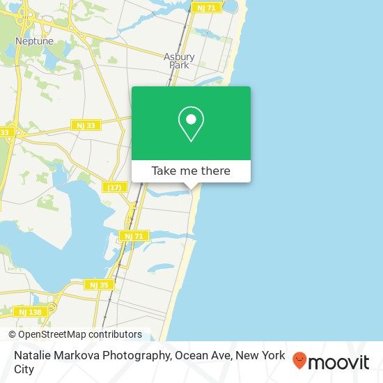 Mapa de Natalie Markova Photography, Ocean Ave