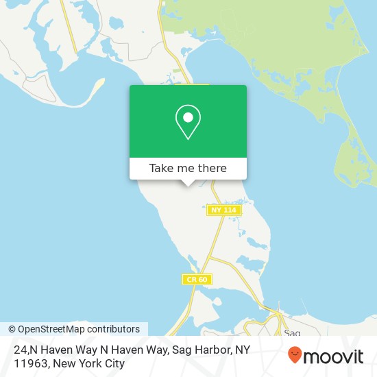 24,N Haven Way N Haven Way, Sag Harbor, NY 11963 map