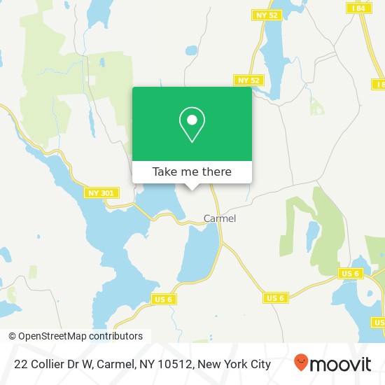 22 Collier Dr W, Carmel, NY 10512 map