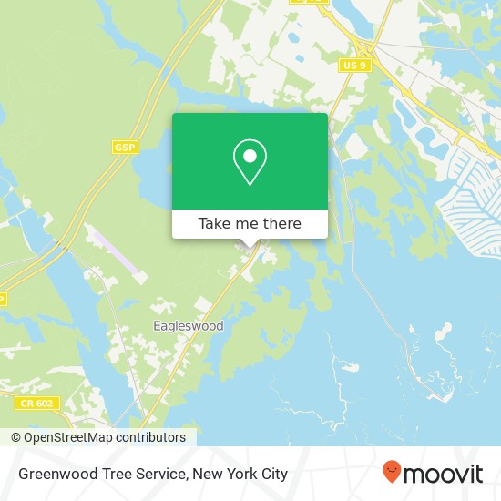 Greenwood Tree Service, 637 Main St map