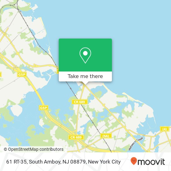 Mapa de 61 RT-35, South Amboy, NJ 08879