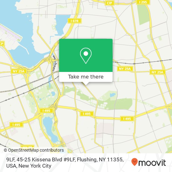 9LF, 45-25 Kissena Blvd #9LF, Flushing, NY 11355, USA map