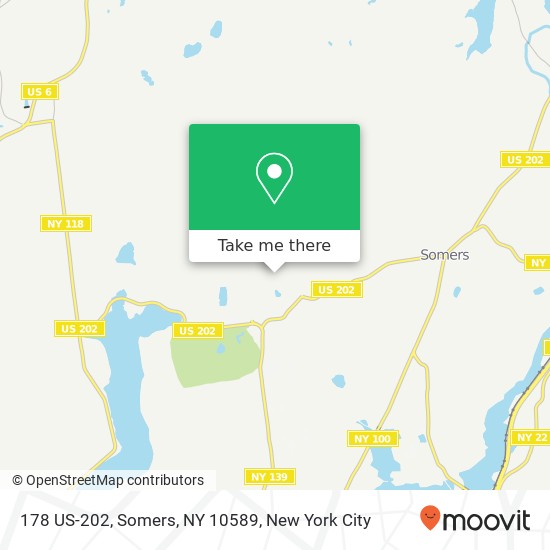 Mapa de 178 US-202, Somers, NY 10589