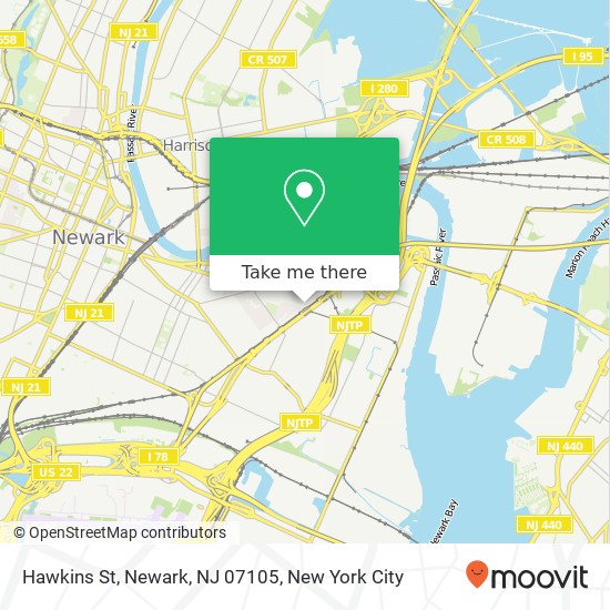 Hawkins St, Newark, NJ 07105 map