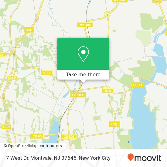 7 West Dr, Montvale, NJ 07645 map
