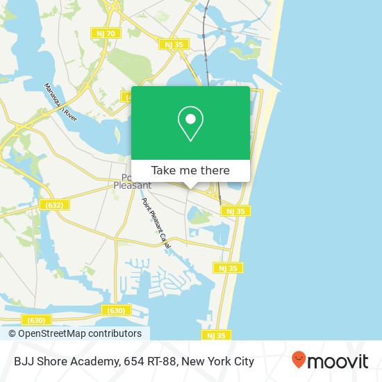 BJJ Shore Academy, 654 RT-88 map