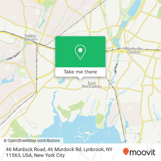 46 Murdock Road, 46 Murdock Rd, Lynbrook, NY 11563, USA map