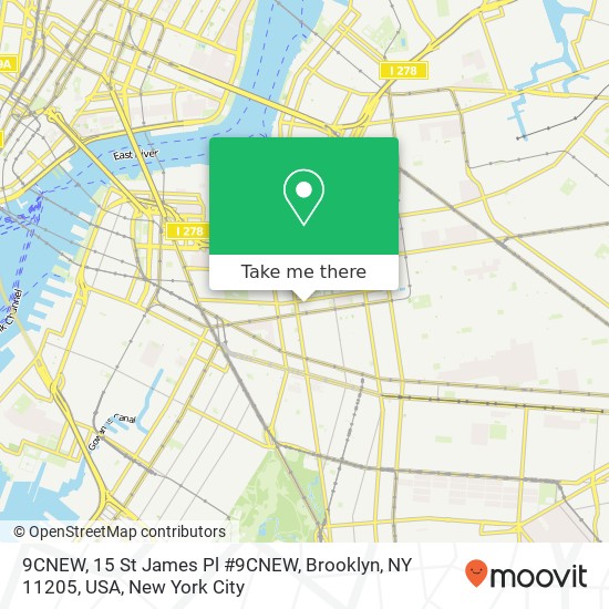 9CNEW, 15 St James Pl #9CNEW, Brooklyn, NY 11205, USA map