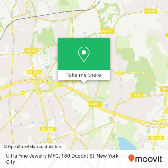 Mapa de Ultra Fine Jewelry MFG, 180 Dupont St