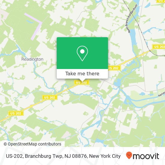 US-202, Branchburg Twp, NJ 08876 map