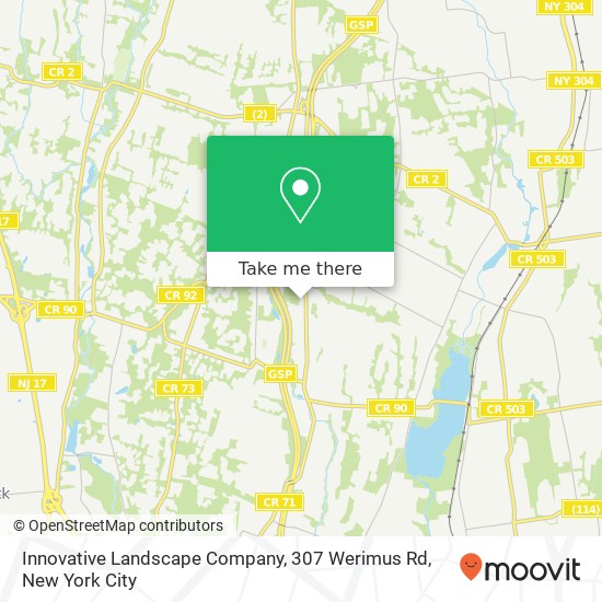 Innovative Landscape Company, 307 Werimus Rd map