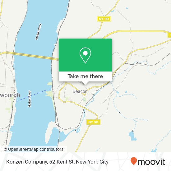 Mapa de Konzen Company, 52 Kent St