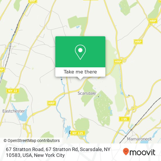 Mapa de 67 Stratton Road, 67 Stratton Rd, Scarsdale, NY 10583, USA
