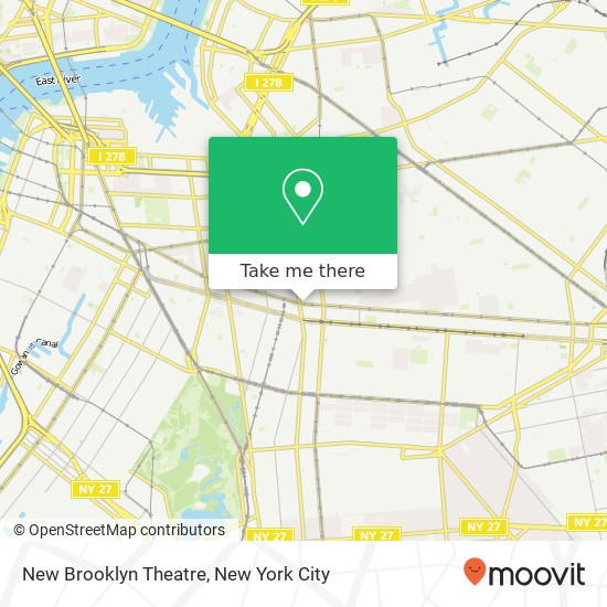 Mapa de New Brooklyn Theatre