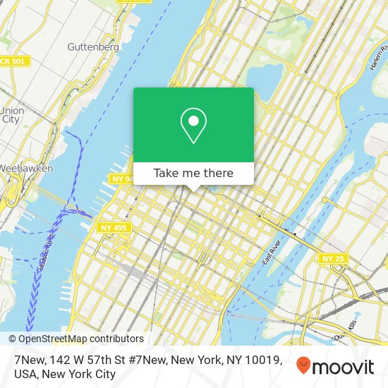 7New, 142 W 57th St #7New, New York, NY 10019, USA map