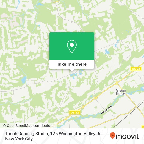 Mapa de Touch Dancing Studio, 125 Washington Valley Rd