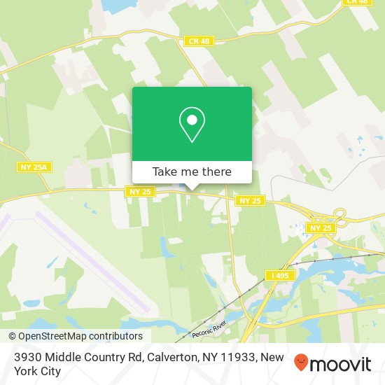 3930 Middle Country Rd, Calverton, NY 11933 map